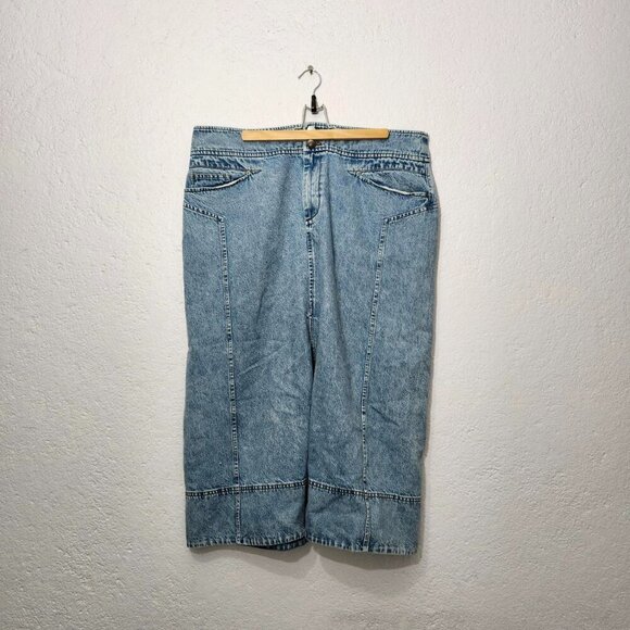 Tanya Taylor Christina Denim High-Waist Midi Skirt - Picture 1 of 7